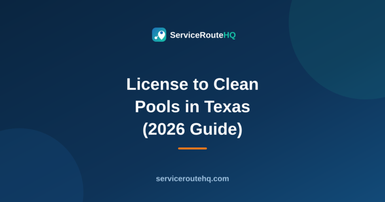 License to Clean Pools in Texas: 2026 Complete Guide